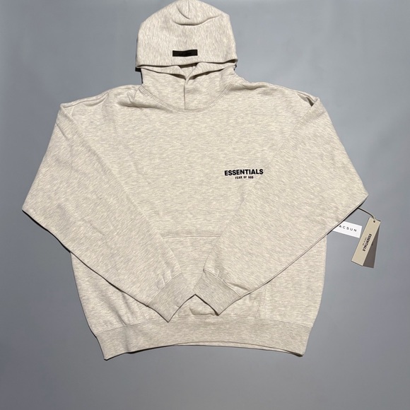 Essentials Fear Of God Light Oak Authentic Hoodie Men’s